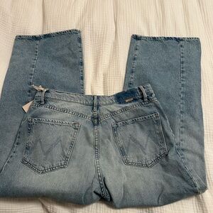 MOTHER Light Blue Ankle Jeans